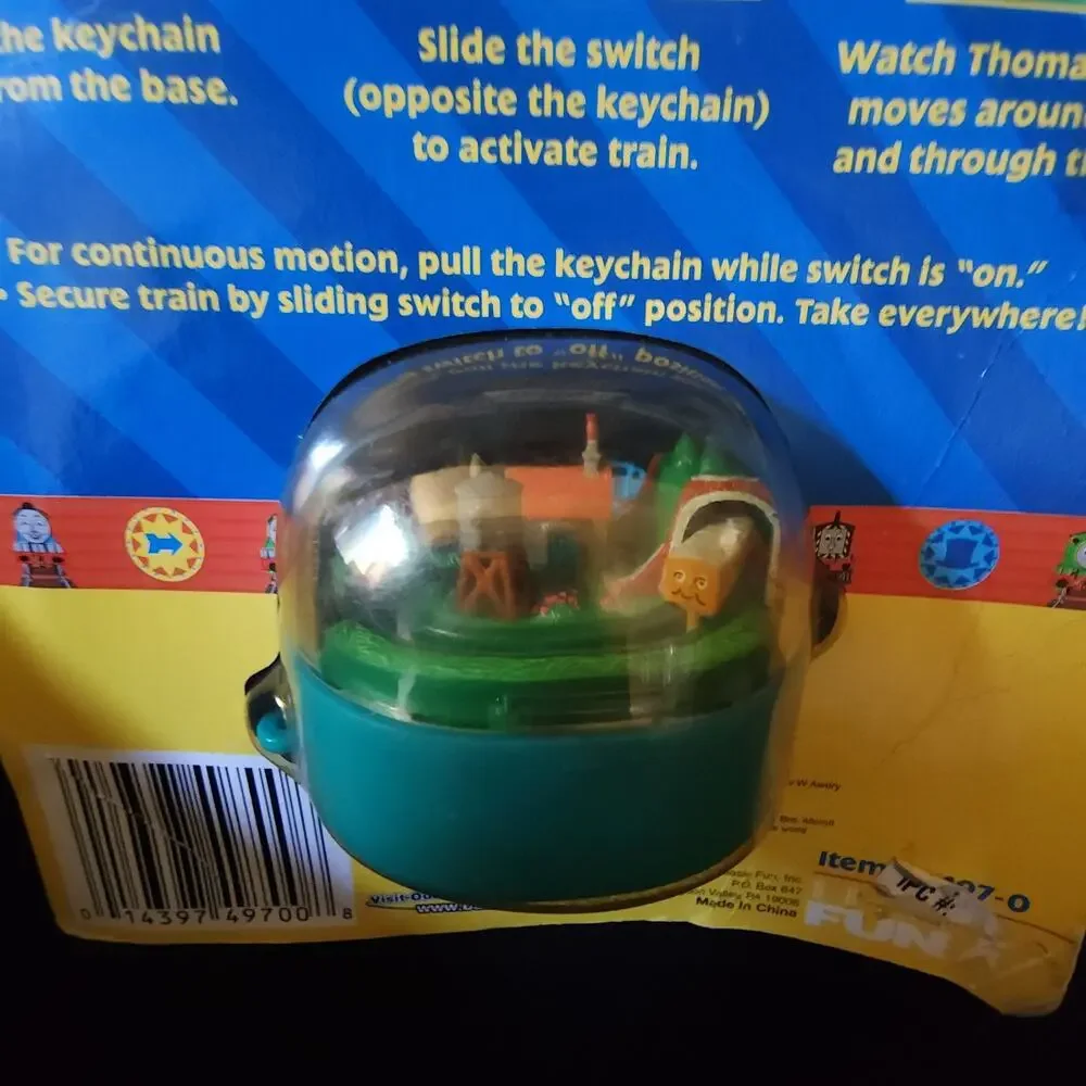 Thomas & Friends Keychain Miniature Track Train Station 2000 Basic Fun Vintage